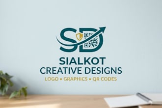 create professional graphic design, logo, and qr code
