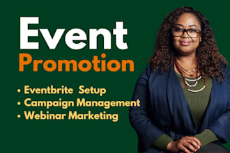 promote eventbrite event, conference, webinar, zoom, linkedin event, luma event
