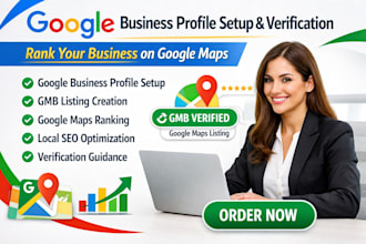 create verified google my business listing local SEO citation gmb profile setup