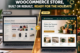 build or redesign your woocommerce website before the holidays