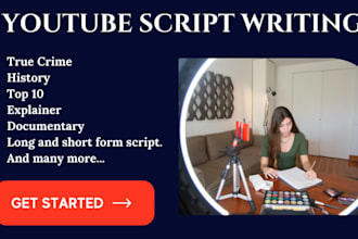 write engaging youtube video scripts with research and SEO