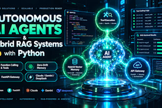 build custom autonomous ai agents and rag systems with python
