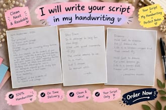 write neat and clean aesthetic handwriting