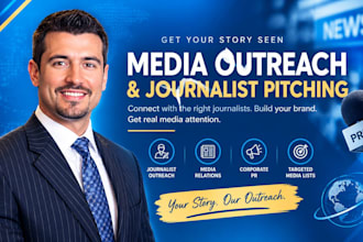 build targeted journalist lists, media outreach pitching and strategic PR