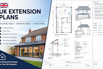 design uk building regulations plans and structural calculations