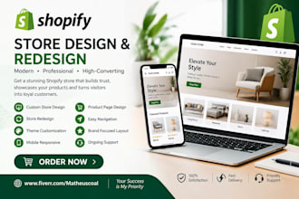 shopify store design shopify store redesign shopify website design shopify store