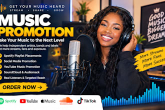 get your music listened by large audience