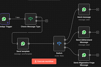 whatsapp ai chatbot and automation using n8n