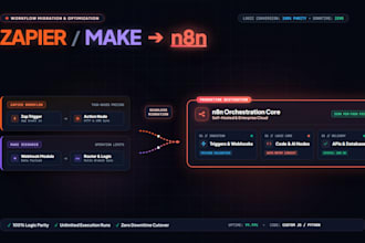 migrate and modernize your zapier or make workflows to n8n