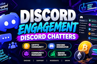 discord moderator telegram admin discord community manager boost engagement