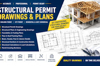 create structural permit drawings structural plans building permit city permit