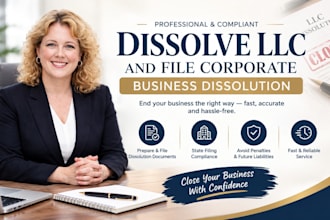 dissolve llc and file corperate businness dissolution
