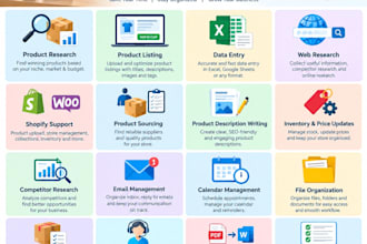 be your expert virtual assistant for e commerce tasks