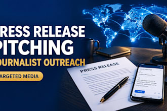 do targeted press release pitching and journalist outreach for media exposure