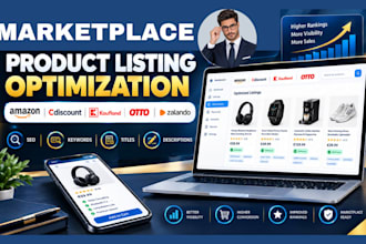 optimize amazon, cdiscount, kaufland, otto and zalando product listings