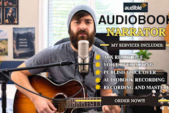 be male audiobook narration for acx audible voice actor book narrator voice over