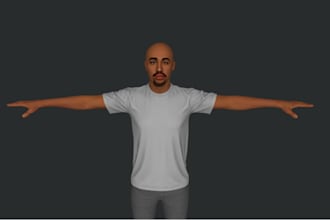 rig, animate 3d character creator 4 iclone 8, eallusion cc4, cc5, maya, sim