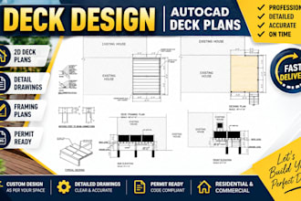 deck plan patio plan pergola plan and porch permit plans