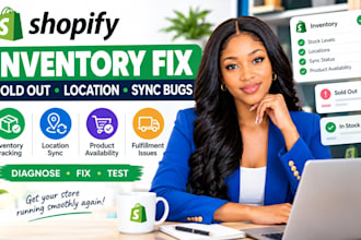 fix shopify sold out error, businesses inventory tracking and location sync bugs
