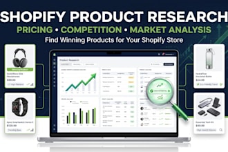 do shopify product research and competitor analysis