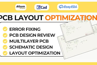 optimize custom pcb design pcb layout, esp32 pcb kicad firmware code for startup