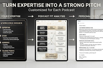 write personalized podcast guest pitches for your outreach