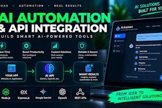 build ai automation tools and integrate ai apis