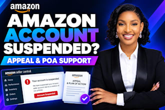 write an amazon suspension appeal and plan of action poa