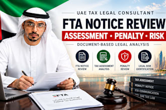 review your uae fta notice, tax assessment or penalty document