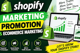 do shopify marketing, shopify promotion and ecommerce marketing