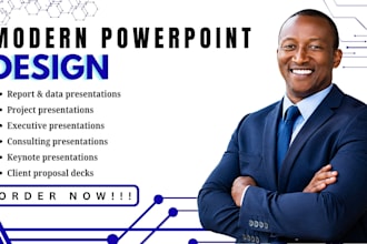 design or redesign presentations and pitch decks in google slides, canva, pptx