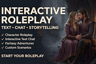 do immersive roleplay through text, chat, and interactive storytelling