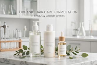 formulate organic hair care shampoo conditioner hair oil for your brand