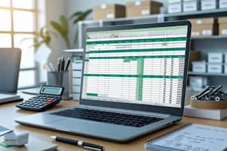material planning, inventory management and excel data entry