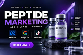 do peptide marketing, peptide ads and compliant lead generation