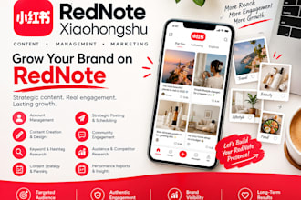 manage your rednote xaohongshu account with content and marketing
