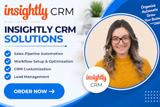 do insightly CRM sales pipeline automation workflow insightly CRM customization