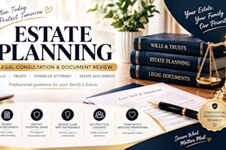 provide professional estate planning legal consultation and document review