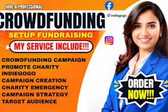 promote charity emergency, indiegogo, setup fundraising, campaign, crowdfunding