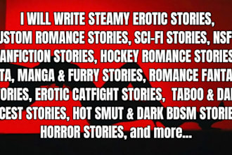 write nsfw fanfiction futa dark incent taboo bdsm lgbtq catfight erotic story