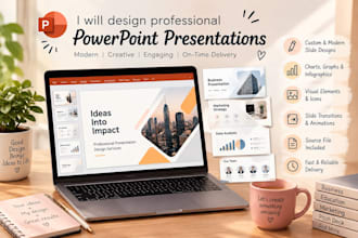 redesign powerpoint slides into professional modern presentations