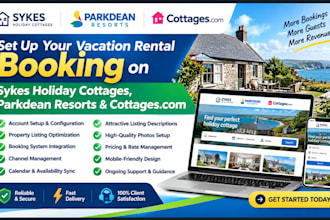 integrate skyes holiday cottages parkdean resort and cottages com booking system