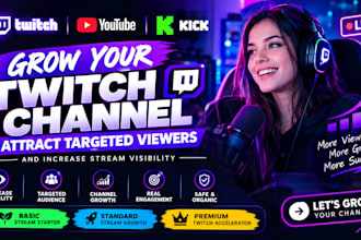 promote your twitch channel and attract targeted viewers for stream growth