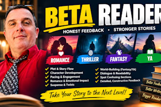 beta read romance beta reader thriller beta reader fantasy ya novel beta reader