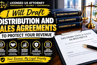 draft distribution and sales agreements to protect your revenue