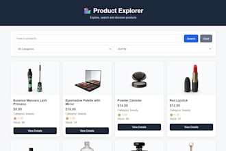 build a javascript website with API integration