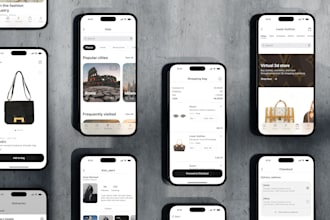 design a modern mobile app UX UI in figma