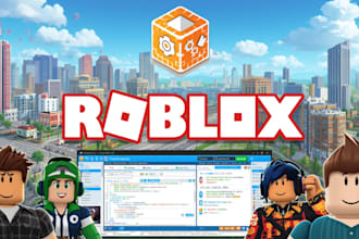 develop your full roblox game, roblox scripter, be your roblox game developer