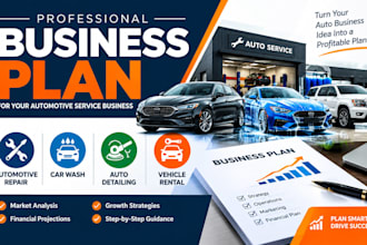 write automotive repair car wash auto detailing vehicle rental business plan