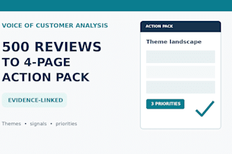 analyze customer reviews and turn feedback into actionable insights